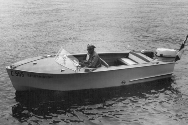 Frauscher Bootswerft Meilenstein 1966 | Gendarmerie Boot